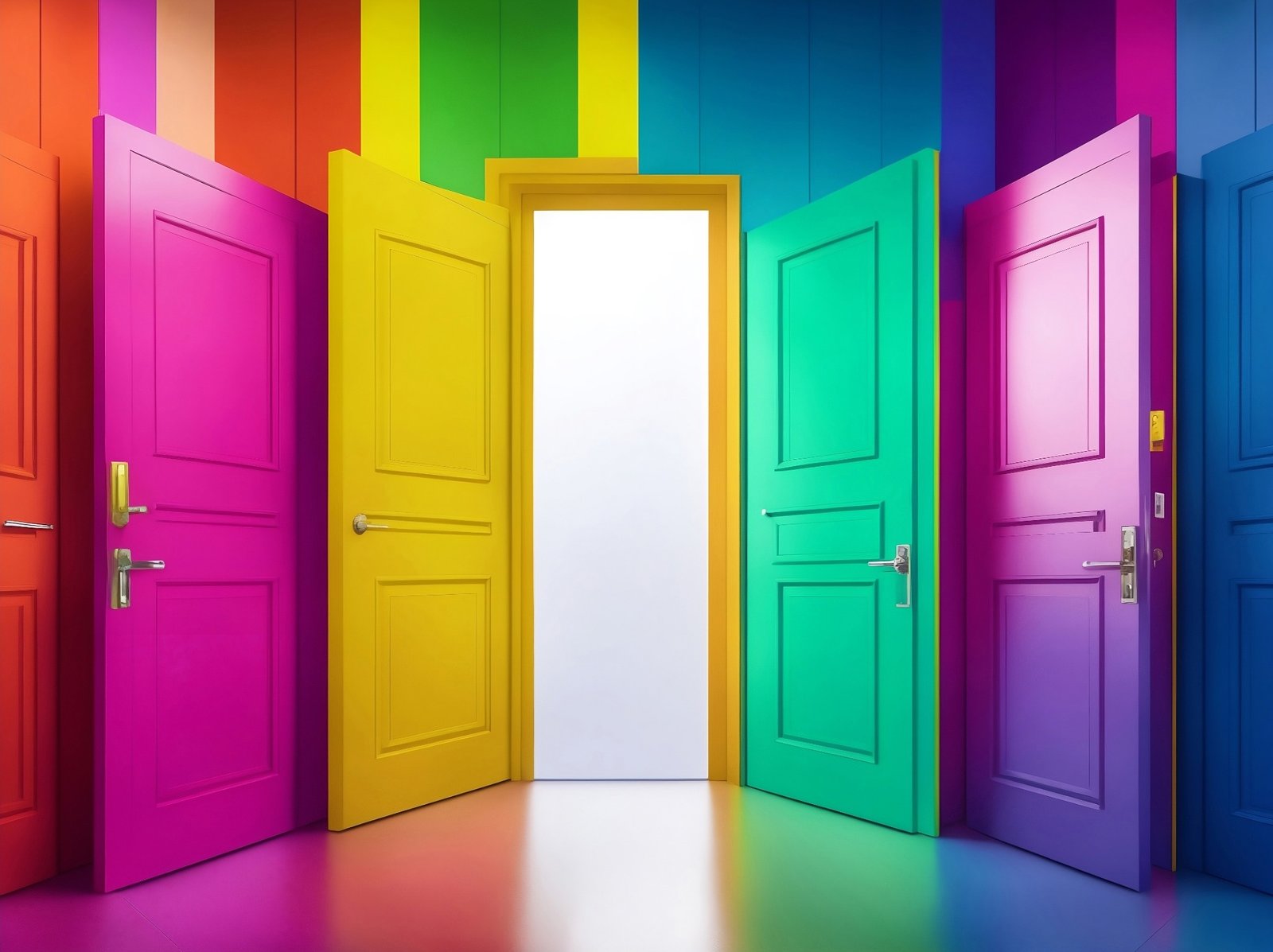 UPVC doors in a range of colours
